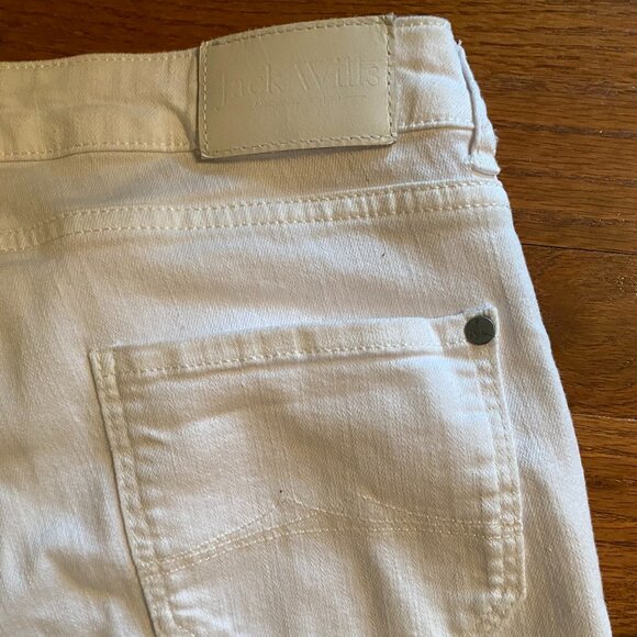 Jack Wills White Bootcut Jeans - The Milborrow - US Size 8 (29W/32L) - Picture 7 of 8